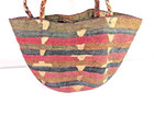 Vintage 70   s Large Shigra Bag From Saquisili Ecuador Agave Fiber Woven Tribal  2