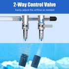 Aquarium Air Pump Splitter fish Tank Air Valve  Metal Stainless Stee