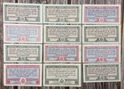 Military Payment Certificate Series 461   471 - 5    10    25    50     1 -lot Of 12