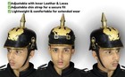 Ww1 Pickelhaube Leather Helmet German Prussian  Eagle Hat Historical Larp Prop