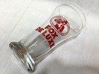 Vintage Fox De Luxe Beer Pilsner Draft Sham Glass 8 Oz Bar Tapper