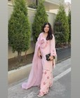 Indian Bollywood Anarkali Gown Party Heavy Salwar Kameez Redymade Suit Wedding L
