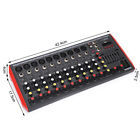 12 Channel Studio Audio Mixer Bluetooth Usb Digital Sound Mixing Console Board