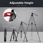 Neewer Tp-m200d 79  Heavy Duty Tripod W 360   Fluid Head  17 6lb Load