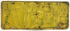 North Dakota 1914 License Plate Original Paint Antique Man Cave Garage Bar Sign