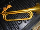 Vintage U s  Regulation Bugle With  Mouthpiece