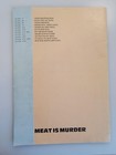 The Smiths - 1985 Meat Is Murder U s  Tour Program
