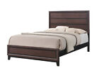 6-piece Brow black Bedroom Set Queen Size Bed Dresser Mirror Chest   Nightstands