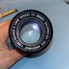 Bausch   Lomb Optical Co  5in Balcoted F3 5 Anastigmat Lens From Balomatic 655