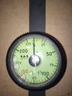 Sas Jumbo Wrist Depth Gauge Untested 70 s - 80 s Glow In The Dark Very Good 