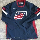 Team Usa Hockey Mens Jersey Patrick Kane  88  Rare Iihf Nike Men   s Large Blue