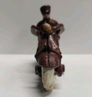 Antique Vintage 1930 s Hubley Champion Cast Iron Burgundy Police Motorcycle
