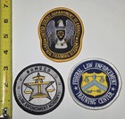 Lot Of 3 Different Training Academy Police Patches Dept Of Energy Central  read 