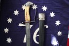 Post Revolutionary War Philadelphia Silver Hilt Eagle Head Sword By Rose 1805-10