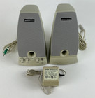 Harman Kardon Hk195 Multimedia Speaker System 2 Speakers Complete W power Supply