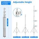 Neewer Heavy Duty 39-102 Inches 99-260 Centimeters Adjustable Light Stand
