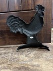 Vintage Cast Iron Rooster Door Stop