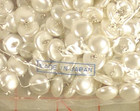 288 Vintage Pearl White Glass Shank Buttons Japan 25mm 1  Original Box Wholesale