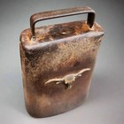 Western Cow Bell With Steer Head