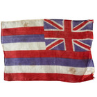 Antique  early 1900s  - Silk Flag Of Hawaiian Flag