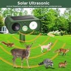 1 4 6pack Solar Ultrasonic Animal Repellent Dog Skunk Deer Raccoon For Garden Us