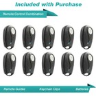 10 For Linear Megacode Act-31b Acp00879 Mini Chain Garage Door Remote Control