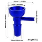 3x 14mm Male Metal Bowl For Water Pipe Hookah Bong Hookah Water Replacement Head