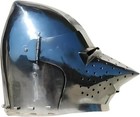 Medieval Pig Face Helmet Hounskull Battle Combat Steel 18 Gauge Knight Bascinet