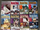 Vintage Nutshell News Magazine Lot Of 12 Issues 1995 Dollhouse Miniatures
