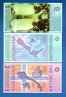 Antarctica  1   2   3   5   10   20  Dollars 6 Fantasy Uncirculated Banknote Set