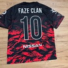 Faze Clan Pro Team Gaming Jersey Red Black Tiger Camo Sz Medium Banks