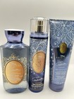 New Bath   Body Works Disney Cinderella 3pc Set Full Size Body Wash Cream Mist