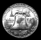 1956 Franklin Silver Half Dollar    bu      Scarce   Free Shipping     ycn92 