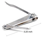  3 Pack  Nail Clippers Set With Nail File Toenail Clippers Nail Pack Of 3