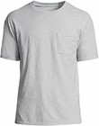 Hanes Mens Pocket Tee 1901 Heritage Dyed Short Sleeve Crewneck Tshirt