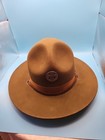 Vintage  Stetson Boy Scouts Of America Official Scout Master Campaign Hat 21 inn