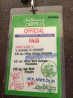 Muppet Vision 3d Disney Cast Member Pass Vintage Rare Henson Sept  29  1991