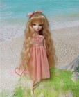 Multiple Styles Wig Hair For 1 8 1 6 Small Head Bjd Doll Customized Size  a