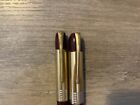 Vtg Pen And Pencil Set Tower Gold Tone And Maroon