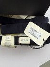 Authentic Gucci Kids  Boys    Embroidered Wool Knit Tie In Blue - Nwt - Navy