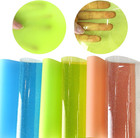   Clear A4 Candy Color Jelly Vinyl Sheets  10 Pcs Solid Transparent Vinyl Fabric