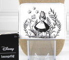 Loungefly Disney Alice In Wonderland Mini Zipper Wallet Black And White New 2025
