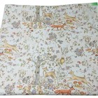 Woodland Creatures Baby Blanket Quilt Throw Handmade Deer Fox Owl Frog 70x44