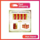Beishida 2 Pack Red Gold Table Skirts Party Decorations Metallic Tinsel Foil Fri