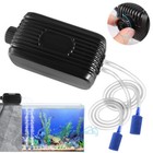 300 Gallon Adjustable Silent Air Pump Large Aquarium Fish Tank 2 Outlet