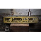 Dry Goods   Such Sign  Dry Goods Sign -distressed Wooden Sign