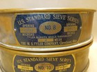 Ws Tyler 8    Usa Standard No  8 -  0937   10 -  0787 Mesh Brass Sieve