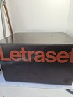 Vintage Letraset Typography   Symbols  6 Slot Case And 100  Sheets