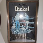 Vintage George Dickel  Merle Haggard Tennessee 80 Proof Whiskey Mirror Framed