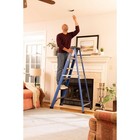 6 Ft Fiberglass Step Ladder  10 Ft Reach  225 Lb Capacity  W-3217-06